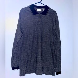 🎩Chereskin Men's Black Patterned Polo Shirt